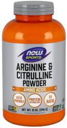NOW NOW Arginine & Citrulline, Powder - 340 grams