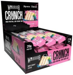 Warrior Crunch Bar, Birthday Cake - 12 bars