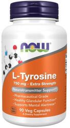 NOW NOW L-Tyrosine, Extra Strength 750mg - 90 vcaps