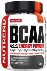 Nutrend BCAA 4: 1: 1 Energy Powder, Orange - 500 grams