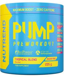 Nutrend Pump Pre-Workout, Tropical Blend - 225 grams