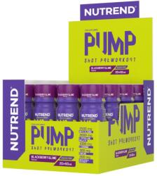 Nutrend Pump Shot Pre-Workout, Blackberry & Lime - 20 x 60 ml