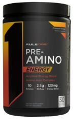 Rule 1 Pre-Amino Energy, Pineapple Orange - 252 grams