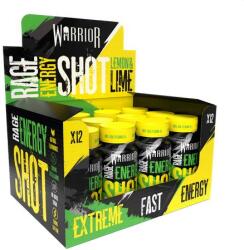 Warrior Rage Energy Shot, Lemon & Lime - 12 x 60 ml