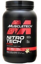 MuscleTech Nitro-Tech Ripped, French Vanilla Bean - 907 grams