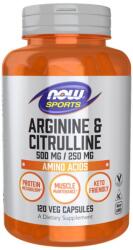 NOW NOW Arginine & Citrulline - 120 vcaps