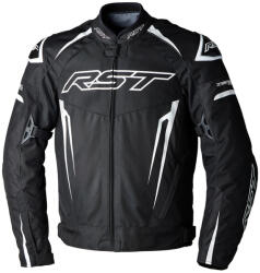 RST tractech evo 5 ce textil dzseki - fekete/fehér/fekete RST Sisakok és ruházat Kabát