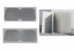 Csatári Plast Szerelőlap PVT-3030 műanyag (tartozék: csavar) CSP 93000010 (CSP 93000010)