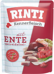 RINTI 10x400g RINTI Kennerfleisch tasakos nedves kutyatáp - Kacsa