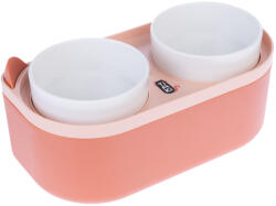 TIAKI TIAKI dupla tál táptartóval macskáknak, kutyáknak, tálak: 2x420ml