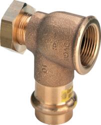 Viega Profipress G 22×1″ csatlakozókönyök alaplaphoz gázra (473730) (VA2-473730)