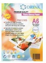 Orink Fotópapír Pp A6, S 230g. 20lap fényes Orink (P661230S20) - tonert