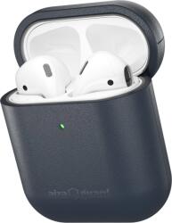 AlzaGuard Genuine Leather AirPods (1. / 2. gen. ) kék tok (AGD-ACL6L)