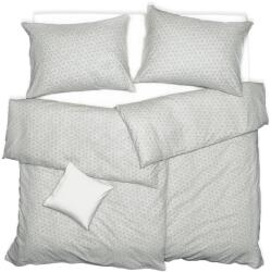 Scanquilt KLASIK ágyneműhuzat, töredékek, szürke-fehér, 140 × 220/70 × 90 cm (36484)