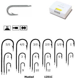 Mustad Carlig Mustad 1251 C Hook 100buc (M.1251C.7)