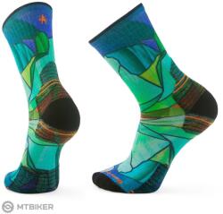 Smartwool HIKE TARGETED CUSHION MIRROR MOUNTAIN PRINT CREW zokni, capri (L)