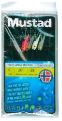 Mustad Taparina Multi Colour Shrimps Sabiki Rig nr. 6 4buc (M.CL.RIG3.6)