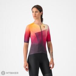 Castelli FREE SPEED 3 W RACE TOP női mez, nadálytő/világos narancs (S)