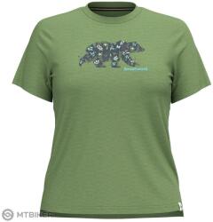 Smartwool OSA VEGA SHORT SLEEVE GRAPHIC női póló, fern green (S)