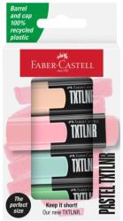 Faber-Castell Textmarker mini Faber-Castell FC154214, 4 culori, Pastel (FC154214)