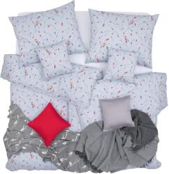 Scanquilt KLASIK ágyneműhuzat, madarak, szürke, 140 × 200/70 × 90 cm (36591)