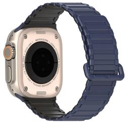 Dux ducis Apple Watch Series 5 44 mm DUX DUCIS KJ Pótszíj Egyedi Méret, Mágneses, Fekete/Sötétkék