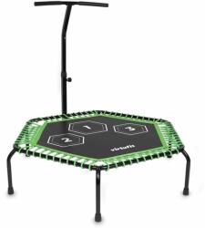 VirtuFit Fitnesz trambulin állítható kapaszkodóval - 127cm - pepita