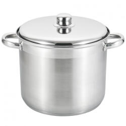 Rosberg Oala cu capac metalic Rosberg R51211B30S, 30x23 cm, 16.2 L, Inductie, Inox (R51211B30S)