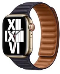 Apple 41mm bőrpánt - S/M - tinta (MP833ZM/A)