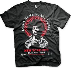 Jimi Hendrix Live In New York Black L Ing (RD-1-JH004-H16-11-BK-L)