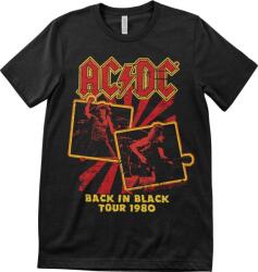 AC/DC Ing Back In Black Tour 1980 Unisex Black M (PS-1-ACDC010-H70-2-BK-M)