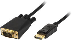 Cabletech DISPLAY PORT-VGA kábel 1, 8 m (92-030)