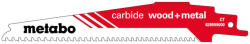 Metabo Carbide Wood + Metal Kardfűrészlap 150 x 1, 25 mm 626559000 (626559000)