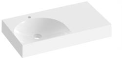 RAVAK Lite 80/45 mosdó B/J, túlfolyó nélkül, csaptelep furattal, jobbos XJXP1280000 (XJXP1280000)
