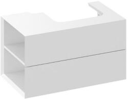 RAVAK SD Lite 80 B/J fürdőszobai szekrény mosdó, fehér, balos X000001873 (X000001873)