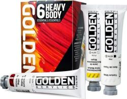 Golden Artist Colors Heavy Body Essentials Akril festékek készlete 6 x 59 ml (0000976-0)