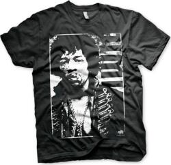 Jimi Hendrix Ing Distressed Unisex Black L (RD-1-JH003-H16-8-BK-L)