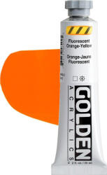 Golden Artist Colors Heavy Body Akril festék Fluorescent Orange Yellow 59 ml 1 db (0004640-2)