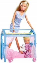 Simba Toys Steffi Love Sweet Dreams játékbaba aranyos babával és kiságyzal