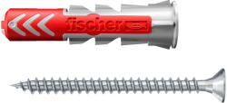 Fischer DuoPower kétkomponensű nylon dübel 6 x 30 S LD - süllyesztett fejű csavarral, 50 db/csomag (535459)