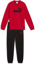 PUMA Gyerek Futás Melegítő Együttes Logo Grafika Essentials No. 1 PUMA 7/8 EVES vörös