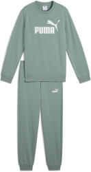 PUMA Gyerek Futás Melegítő Együttes Logo Grafika Essentials No. 1 PUMA Green Moon 11/12 EVES zöld