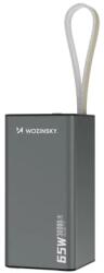 Wozinsky Powerbank K65+ 65W 30000mAh 2x USB-C, 1x USB-A 65W - fekete (K65Plus)