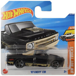 Mattel Hot Wheels: ’67 Chevy C10 fekete kisautó 1/64 - Mattel (5785/HYX51) - jatekshop