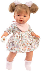 Llorens Llorens: Joelle 38cm-es síró baba cumival nyári ruhában (38368L) - jatekshop