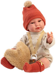 Llorens Llorens: Luis 45cm-es síró baba szív alakú párnával (74502L) - jatekshop