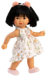 Llorens Llorens: Lu 28cm-es baba bojtos hajpánttal szoknyában (28040) - jatekshop