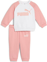 PUMA Gyerek Túrázás Rövidnadrág Minicats Essentials Raglan Crew Set PUMA Pink Fruit 1-2 Ans rózsaszín