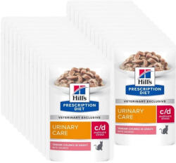Hill's Hill's Prescription Diet c/d Urinary Stress Feline Lazac 24x85g