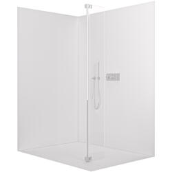 Cerano - Kiegészítő panel Onyx zuhanyparavánhoz - króm, átlátszó üveg - 40x200 cm, CER-CER-537349 (CER-CER-537349)